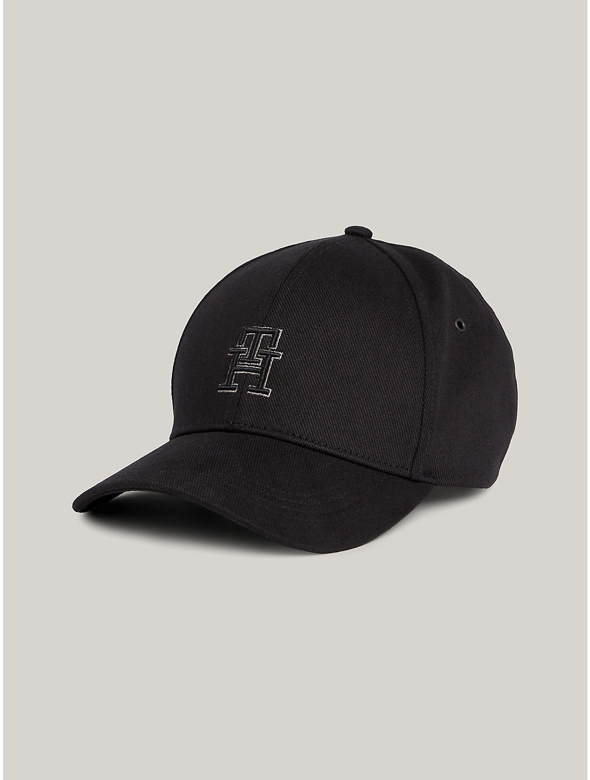Tommy Hilfiger Men's Embroidered TH Logo Twill Cap