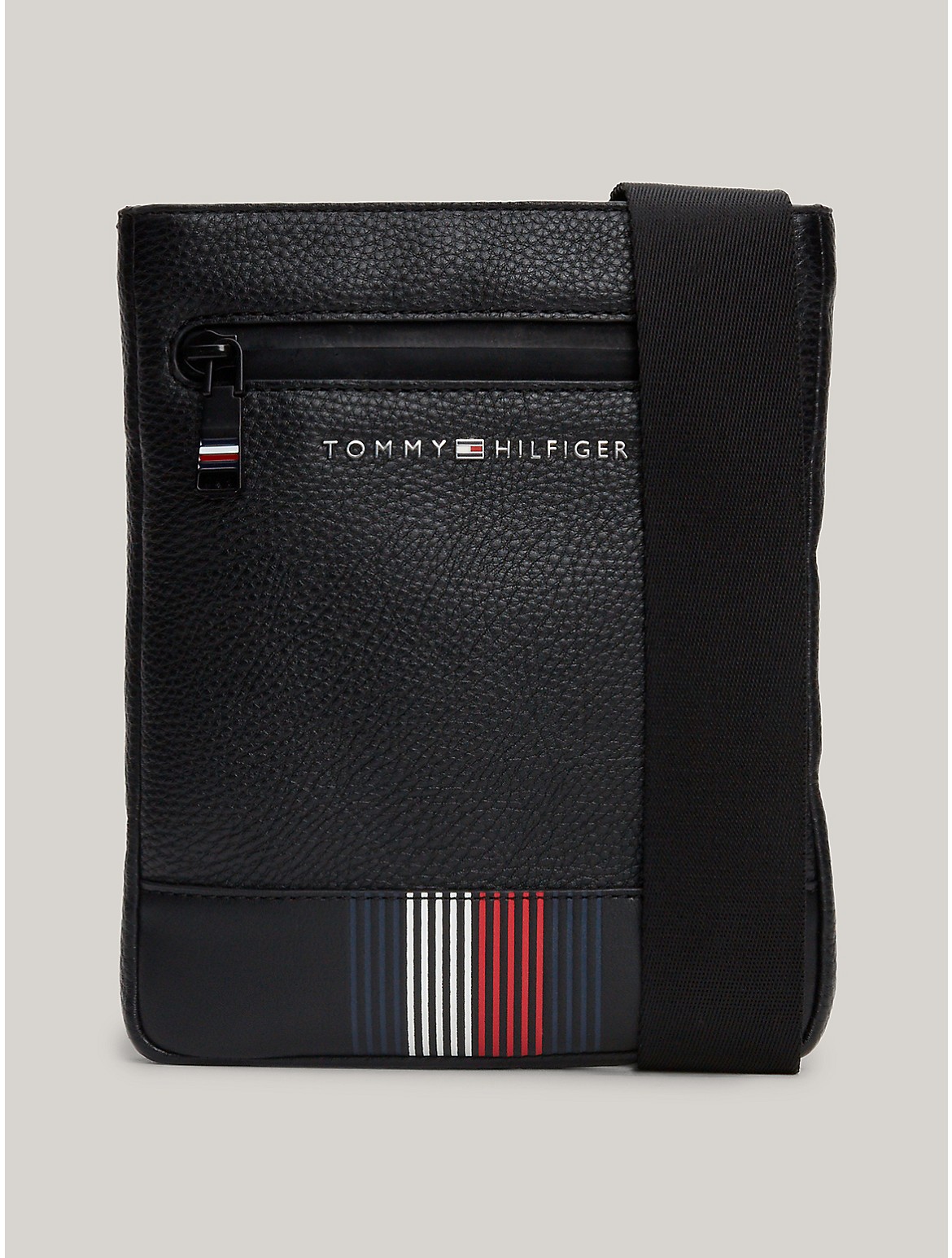 Shop Tommy Hilfiger Th Transit Mini Crossbody Bag In Black