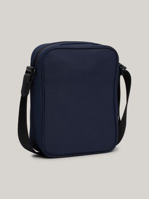 Tommy Logo Water-Resistant Reporter Bag, Space Blue
