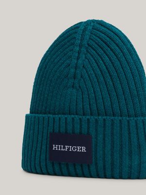 Hilfiger Monotype Rib Knit Beanie Tommy Hilfiger
