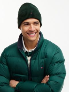 Cotton-Cashmere Blend Beanie — Majestic Emerald Melange 4