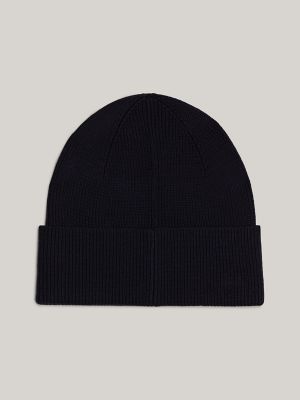 Tommy Patch Beanie, Space Blue