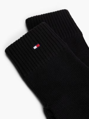 Мужские перчатки Tommy Hilfiger Flag Logo Cotton-Cashmere Blend Glove — фото 2