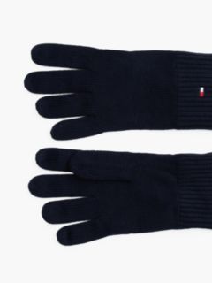 Flag Logo Cotton-Cashmere Blend Glove — Space Blue 2