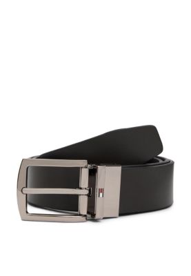Мужской ремень Tommy Hilfiger Reversible Leather Belt, цвет: Коричневый — фото 2