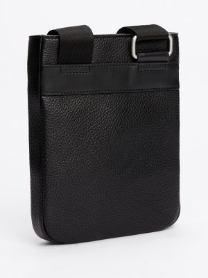 Tommy Stripe Mini Crossbody Bag, Black