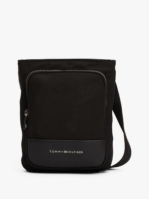 Textured Mini Crossbody Bag, Black