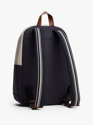 Colorblock Backpack, Classic Beige