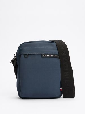 Tommy Element Water-Resistant Reporter Bag, Military Denim