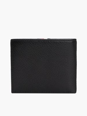 Мужской кошелёк Tommy Hilfiger Leather Card & Coin Wallet, цвет: Чёрный — фото 3