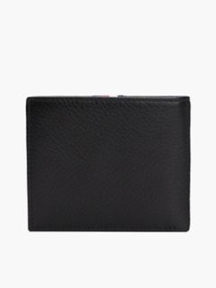 Leather Card & Coin Wallet — Black 3