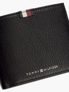 Leather Card & Coin Wallet — Black 5