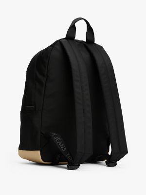  Jeans Essential Daily Dome バックパック TOMMY JEANS Black Men's Essential Daily Dome Backpack