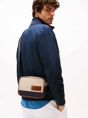 Colorblock Crossbody Bag, Classic Beige