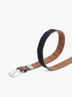 Reversible Stretch Belt, Hickory