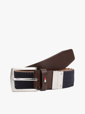 Reversible Stretch Belt, Hickory