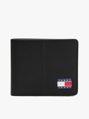 Tommy Jeans Badge Logo Wallet, Black