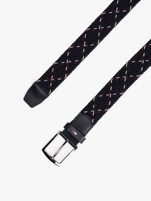 Woven Elastic Belt, Space Blue