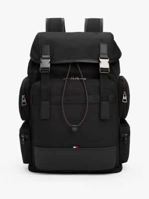 Travel Flap Backpack, Black