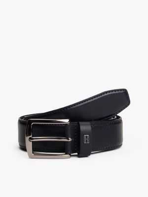 Classic Leather Belt, Space Blue