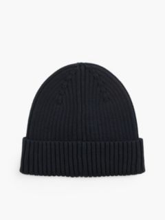 Tommy Jeans Badge Rib-Knit Beanie — Dark Night Navy 2