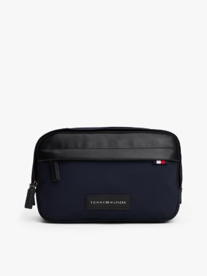 Lightweight Logo Washbag, Space Blue