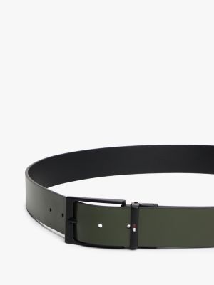 Мужской ремень Tommy Hilfiger Reversible Leather Belt, цвет: Чёрный — фото 5