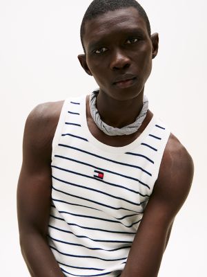 Ithaca Stripe Bandana, Space Blue