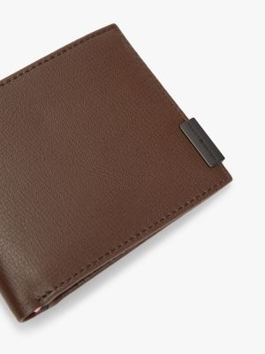 Мужские кошельки Tommy Hilfiger Pebbled Leather Wallet — фото 2