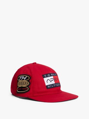 Casquette à logo drapeau de la collection APXGP, rouge moyen