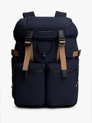 Travel Flap Backpack, Space Blue