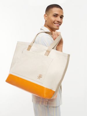 Мужские сумки Tommy Hilfiger Colorblock Canvas Tote Bag — фото 5