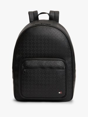 Allover Flag Logo Backpack, Black