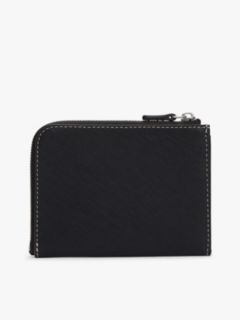 Leather Zip Wallet — Black 2