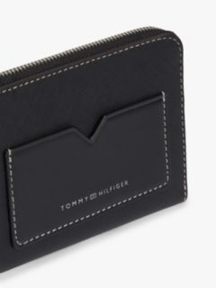 Leather Zip Wallet — Black 3