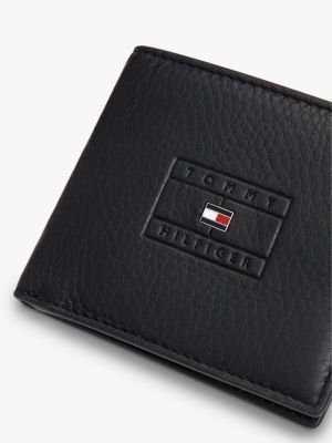 Мужские кошельки Tommy Hilfiger Pebbled Leather Bifold Wallet — фото 2