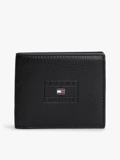Мужские кошельки Tommy Hilfiger Pebbled Leather Bifold Wallet