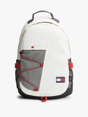 Tommy Jeans Outdoor Ripstop Backpack, Ivory Mix