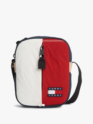 Tommy Jeans Water-Repellent Reporter Bag, Navy