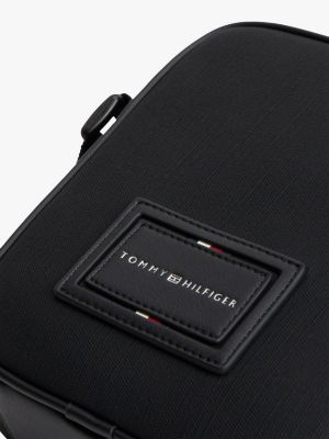 Мужские сумки Tommy Hilfiger Hilfiger Logo Textured Mini Reporter — фото 5