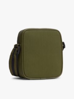 Hilfiger Logo Textured Mini Reporter Bag — Olivewood 3