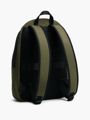 Рюкзак Tommy Hilfiger Water-Repellent Mixed-Media, цвет: Платиновый оливковый — фото 3