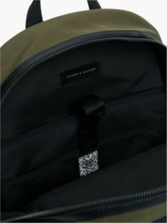 Water-Repellent Mixed-Media Backpack — Platinum Olive 4