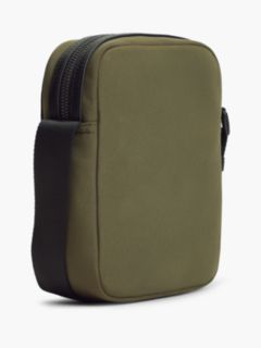 Water-Repellent Mixed-Media Reporter Bag — Platinum Olive 3