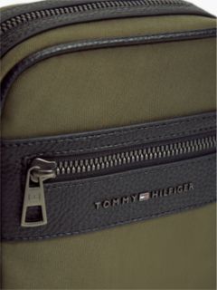 Water-Repellent Mixed-Media Reporter Bag — Platinum Olive 4