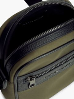 Water-Repellent Mixed-Media Reporter Bag — Platinum Olive 5