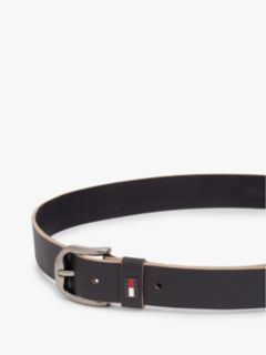Tommy Jeans Buffed Suede Belt — Black 3