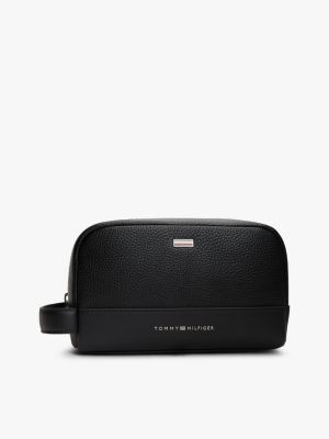 Pebbled Dopp Kit, Black