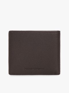 Pebbled Leather Bifold Wallet — Coffee Bean 2