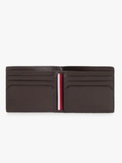 Pebbled Leather Bifold Wallet — Coffee Bean 3
